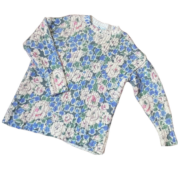 🌷 Zara 🌷 Wool Blend Knit Long Tunic Sweater - Picture 2 of 11